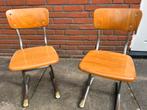 Vintage kinderstoelen 62cm hoog samen €20, Ophalen, Gebruikt, Overige typen
