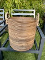 Rotan/Rieten mand/plantenbak!, Ophalen, Minder dan 60 cm, Rond, Zo goed als nieuw
