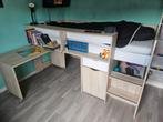 half hoogslaper met bureau, Kinderen en Baby's, Kinderkamer | Stapelbedden en Hoogslapers, Gebruikt, Ophalen of Verzenden, Hoogslaper