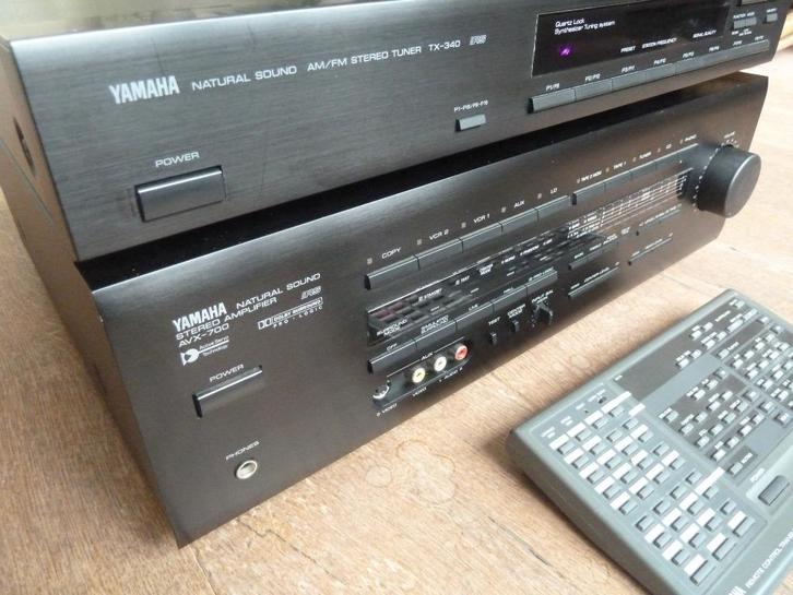 Zelden Aangeboden AVX-700 Versterker YAMAHA + Tuner + AfstB, Audio, Tv en Foto, Versterkers en Receivers, Zo goed als nieuw, 60 tot 120 watt