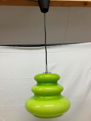 Peill und Putzler glazen vintage hanglamp appeltjes groen beschikbaar voor biedingen