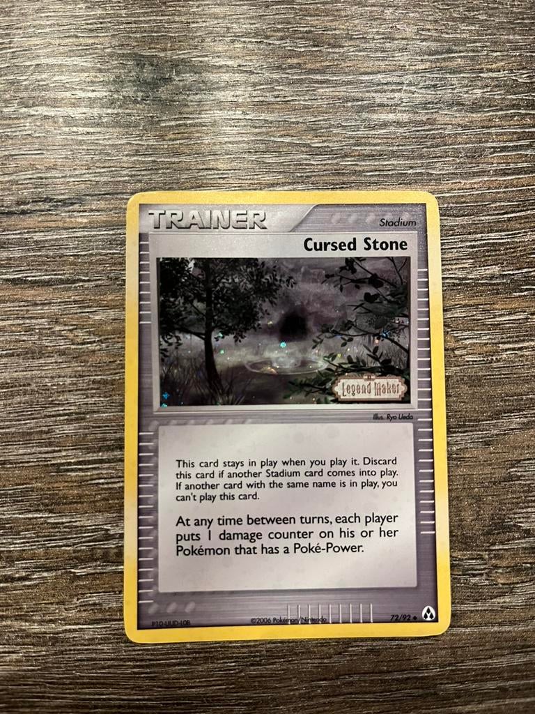Cursed Stone LM 72/92 holo, Ophalen of Verzenden, Zo goed als nieuw