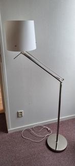 Ikea Samtid Staande Lamp - E27 Fitting, Huis en Inrichting, Lampen | Vloerlampen, Ophalen, Gebruikt, Stof, Modern