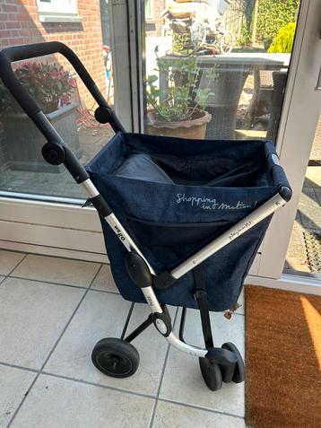 Playmarket We Go boodschappen trolley opvouwbaar jeans prin  beschikbaar voor biedingen