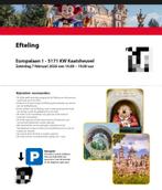8x Efteling kaartjes  geldig op 7 februari, Drie personen of meer, Arrangement, Ticket of Toegangskaart