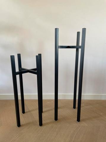 Plantenstandaard Zwart - Set van 2 beschikbaar voor biedingen