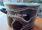 6 lt soep-stamppotpan nieuw emaille, Ophalen of Verzenden, Nieuw, Overige materialen, Koekenpan of Braadpan