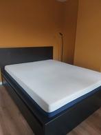 Ikea Bed Malm with storage 160x200 + Matt Mattress, Huis en Inrichting, Slaapkamer | Bedden, Ophalen, Gebruikt, Zwart, Tweepersoons