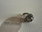 Y017/Zilveren opvallende MODERNIST ring Scandinavië 18 1/4, 18 tot 19, Gebruikt, Verzenden, X