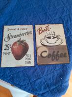 Wandbordjes., Ophalen, Nieuw