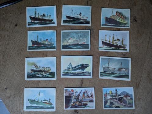 Captain Grant cigarettes/shag kaartjes (jaren 40/50), Verzamelen, Scheepvaart, Gebruikt, Kaart, Foto of Prent, Motorboot, Ophalen of Verzenden