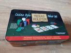 Pokerset in blik ongebruikt, Vijf spelers of meer, Ophalen of Verzenden, Nieuw