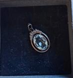 Aquamarijn hangertje, Sieraden, Tassen en Uiterlijk, Antieke sieraden, Ophalen of Verzenden, Overige materialen, Hanger, Met edelsteen