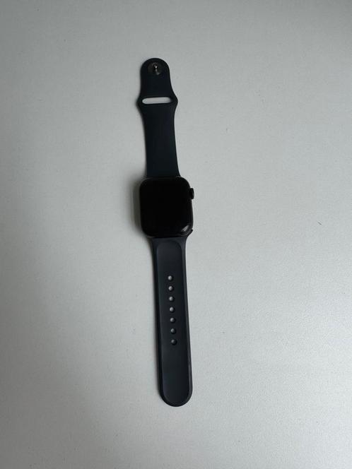 Apple Watch 7 41MM GPS series, Sieraden, Tassen en Uiterlijk, Smartwatches, Gebruikt, iOS, Zwart, GPS, Waterdicht, Ophalen of Verzenden