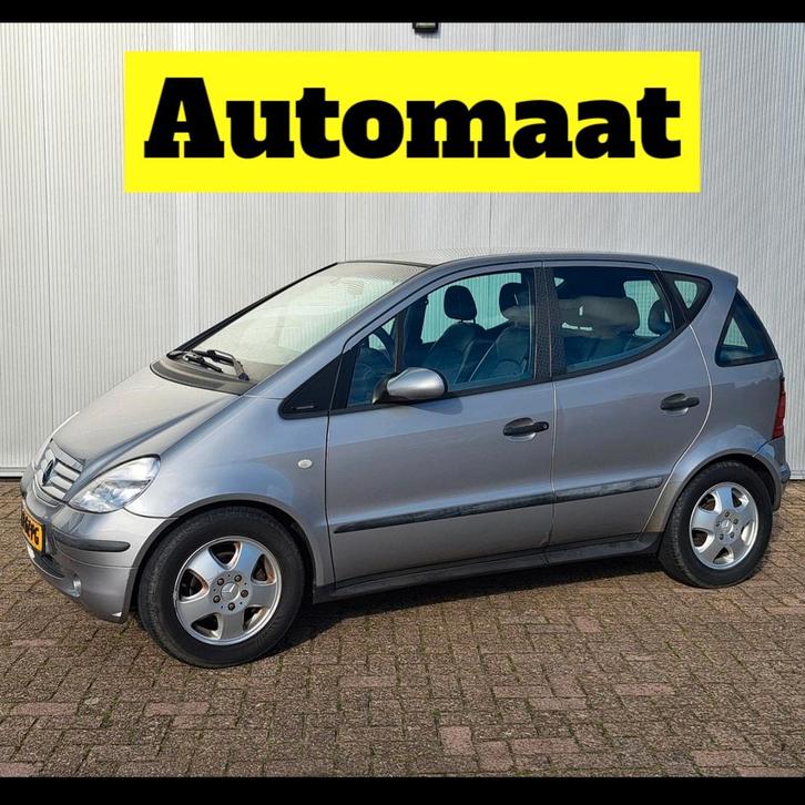 Mercedes-Benz A-Klasse 1.6 A160 Classic AUT 2000 Grijs, Auto's, Mercedes-Benz, Bedrijf, A-Klasse, ABS, Airbags, Airconditioning