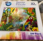 Tropische 3D Vogels Legpuzzel - 500 Stukjes, Hobby en Vrije tijd, Denksport en Puzzels, Ophalen of Verzenden, 500 t/m 1500 stukjes