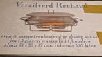 Verzilverd Rechaud oven/magnetron glazen schaal!, Ophalen