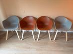 Vier Eetkamerstoelen, Ophalen, Kunststof, Gebruikt, Overige kleuren