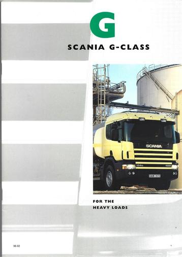 Scania G Class vrachtwagen LKW camion brochure (sc081) beschikbaar voor biedingen