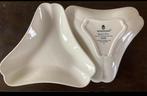 Wedgwood EDME serie oa LEAF bordjes & driehoeks schaaltjes, Ophalen, Zo goed als nieuw, Bord(en), Wedgwood
