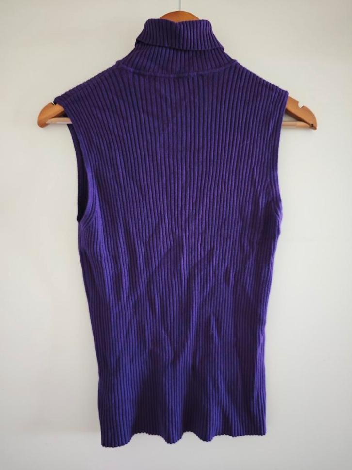 Les Bleus Paarse Koltrui zonder mouwen Large ZGAN

Lichte ko, Kleding | Dames, Tops, Zo goed als nieuw, Maat 42/44 (L), Paars
