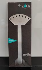 ZACK rvs boekenlegger - bookmark - uitvoering 1, Verzamelen, Boekenleggers, Ophalen of Verzenden, Nieuw, Abstract