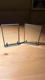 2 fotolijsten metalen frame in houder, Ophalen of Verzenden, Gebruikt