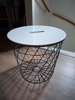 Ikea KVISTBRO opbergtafel mintgroen, Ophalen, Minder dan 55 cm, Metaal of Aluminium, Rond