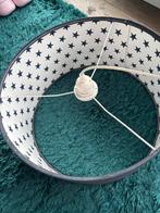 Donkerblauwe lampenkap met sterren voor kinderkamer, Ophalen, 25 tot 50 cm, Wit, Rond