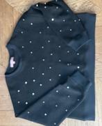 Osley zwart suède look cropped trui 1 maat, Maat 38/40 (M), Zwart, Osley, Nieuw