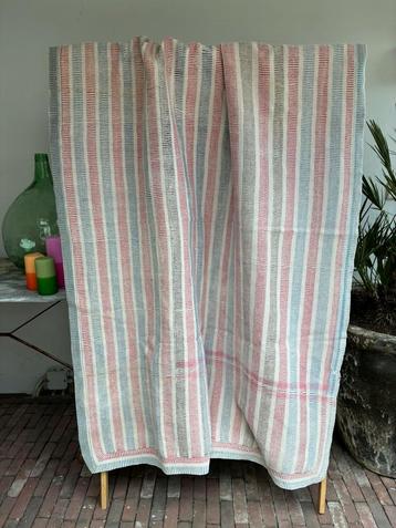 Vintage Kantha Quilt Lahori Deken India Sari beschikbaar voor biedingen