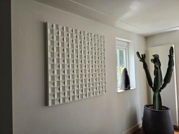 Reliëf kunst (jan schoonhoven) beschikbaar voor biedingen