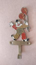 Jashaak clown, glaspasta, messing, Nederland, begin 20e eeuw, Ophalen of Verzenden, Koper