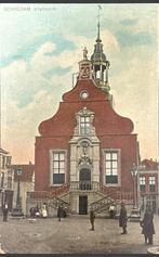 Schiedam, stadhuis, Ophalen of Verzenden, Voor 1920, Gelopen, Zuid-Holland