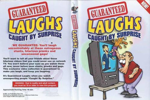 Guaranteed Laugs Uncensored DVD, Guaranteed Laughs Caught by, Cd's en Dvd's, Dvd's | Klassiekers, Zo goed als nieuw, 1980 tot heden