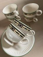 6 Wedgwood Carlton thee kop en schotels, Huis en Inrichting, Keuken | Servies, Ophalen, Zo goed als nieuw, Wedgwood, Kop(pen) en/of Schotel(s)