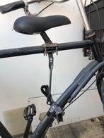 Kinder zadel voor op stang, herenfiets, Ophalen of Verzenden, Gebruikt, Voorzitje, Voetsteuntjes