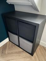 IKEA Kallax / expedit kast met opbergdozen, Ophalen, Zo goed als nieuw, Minder dan 150 cm, Minder dan 100 cm