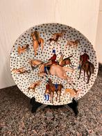 Engels sierbord met jacht tafereel, Antiek en Kunst, Ophalen of Verzenden