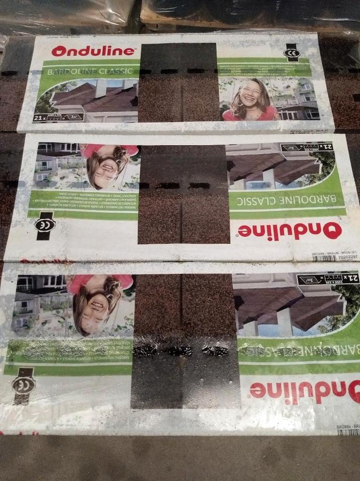 TIJDELIJKE AANBIEDING IKO & ONDULINE SINGELS €.6,00 per m2, Tuin en Terras, Tuinhuizen, Nieuw, Tuinhuis, Overige materialen, 500 cm of meer