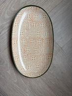 Bloomingville  Serveerschaal met Oranje Motief, Huis en Inrichting, Keuken | Servies, Ophalen, Overige stijlen, Aardewerk, Schaal of Schalen