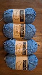 Scheepjes Twinkle - 4 Bollen Blauw, Ophalen of Verzenden, Nieuw, Breien of Haken, Wol of Garen