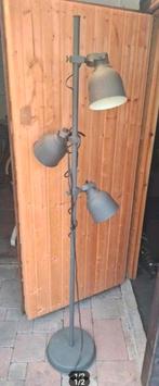 Hektar staande lamp met 3 spots, Huis en Inrichting, Lampen | Vloerlampen, Ophalen, Gebruikt, Metaal, 150 tot 200 cm