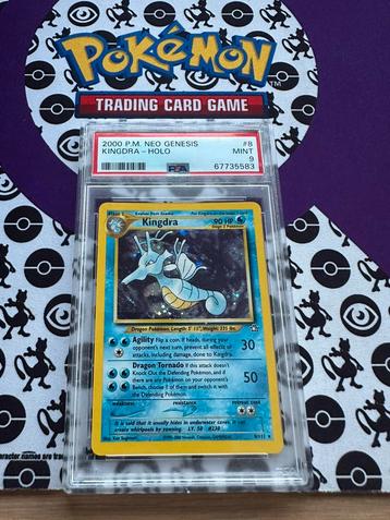 Pokemon kaart: Kingdra | Neo genesis | PSA 9!! beschikbaar voor biedingen