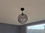 Glazen zwarte hanglamp, Ophalen, Zo goed als nieuw, Minder dan 50 cm