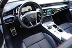 Audi A6 Avant 55 TFSI e Quattro S-tronic S-line 360° CAMERA, Auto's, Gebruikt, 4 cilinders, Leder en Stof, Wit