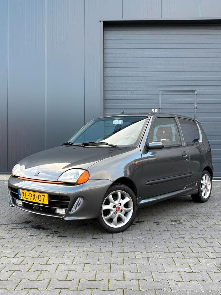 Fiat Seicento Abarth 1.1 Sporting 1999 Grijs, Auto's, Fiat, Particulier, Seicento, Benzine, Hatchback, Handgeschakeld, Origineel Nederlands