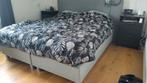 GRATIS boxspring met achterwand, Ophalen, Zo goed als nieuw, Tweepersoons