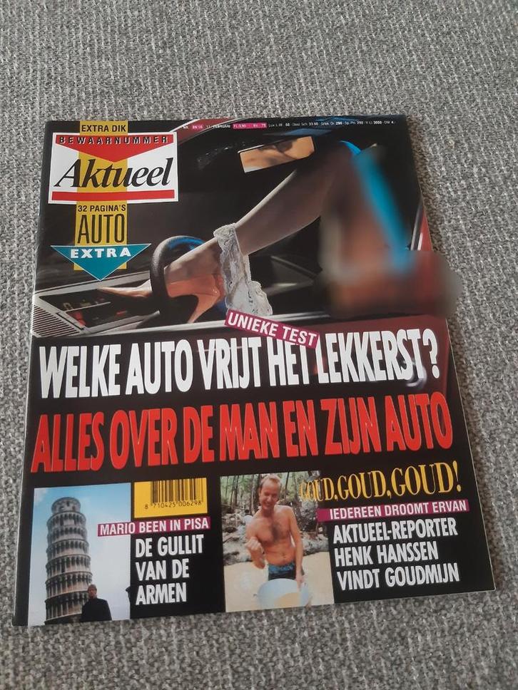 06.Aktueel 1989. Henk Hanssen. Mario Been. Peter Post. Esthe, Verzamelen, Tijdschriften, Kranten en Knipsels, Ophalen of Verzenden