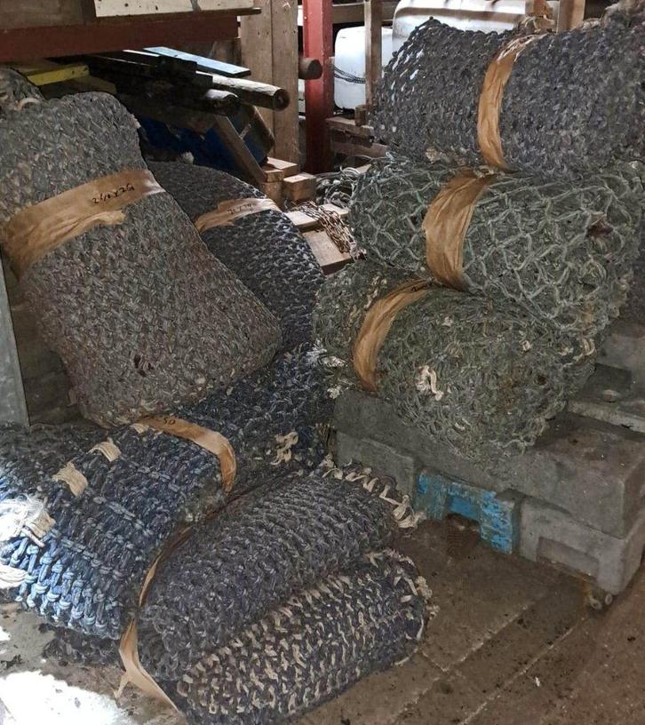 Visnet / fuik decoratief, Tuin en Terras, Tuinwanddecoratie, Gebruikt, Ophalen